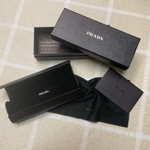 Authentic Prada Glasses Case